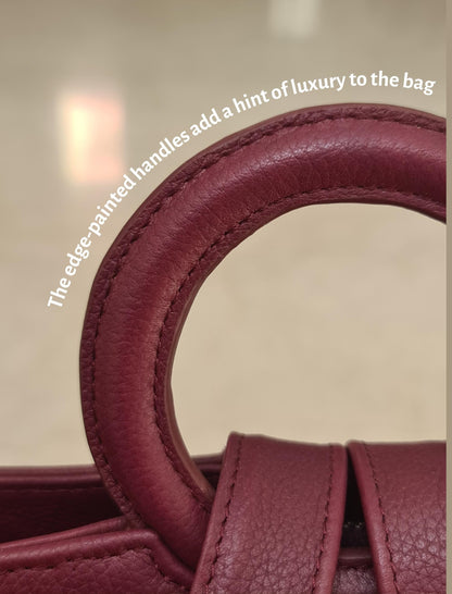 Suzhal- Everyday Tote in Red Wine