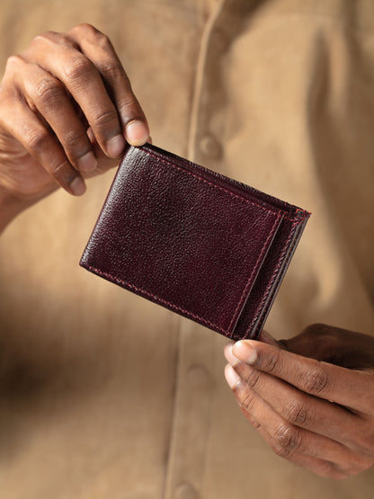 Everyday Slim Wallet- Bordeaux Classique