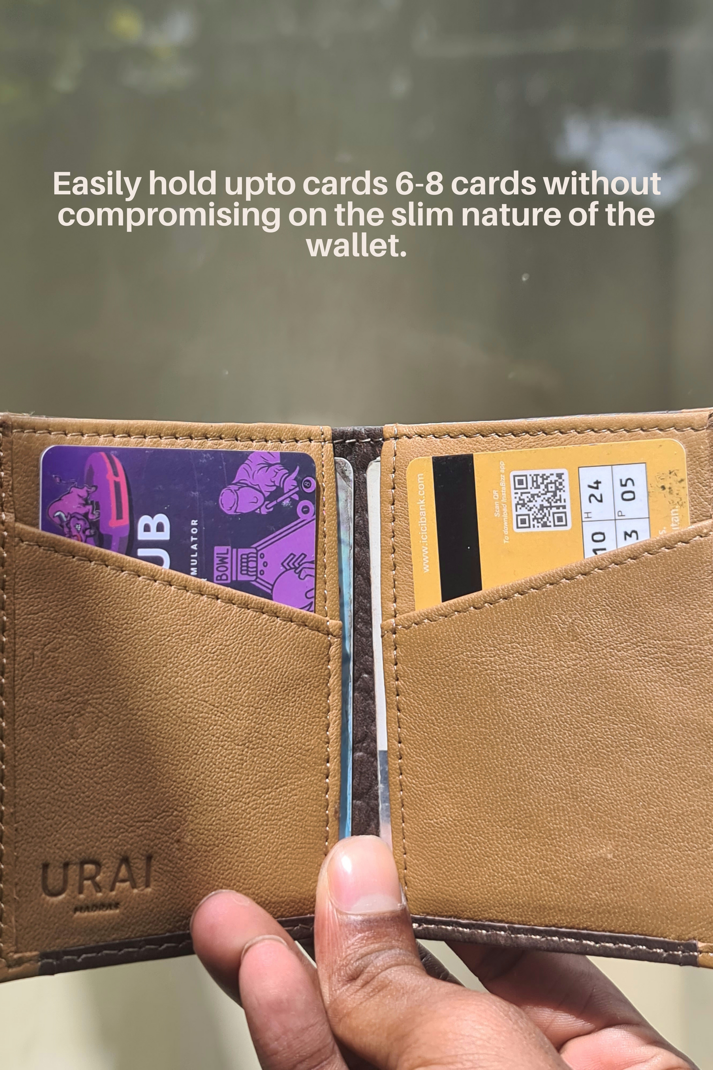 The Minimalist Wallet - Embossed Croc in Java