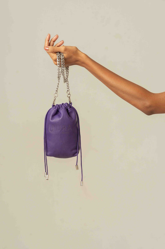 Saaral- Micro-Sling Bag in Royal Purple